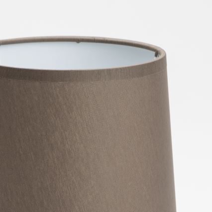 Ersatzlampenschirm für Tischleuchte STOZEK E27 16x16 cm braun