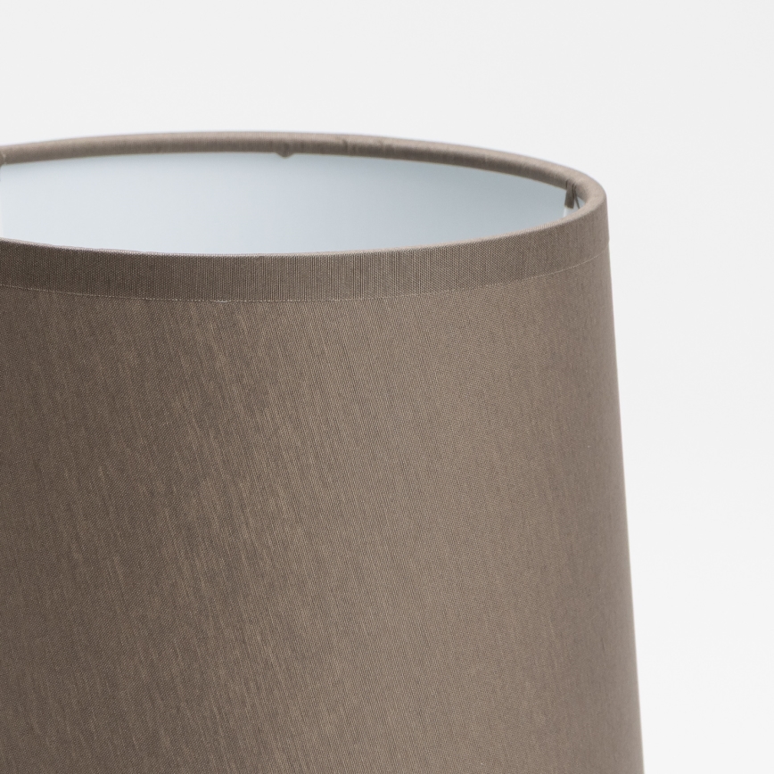 Ersatzlampenschirm für Tischleuchte STOZEK E27 16x16 cm braun