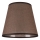 Ersatzlampenschirm für Wandleuchte LORENZO E27 d 16 cm braun