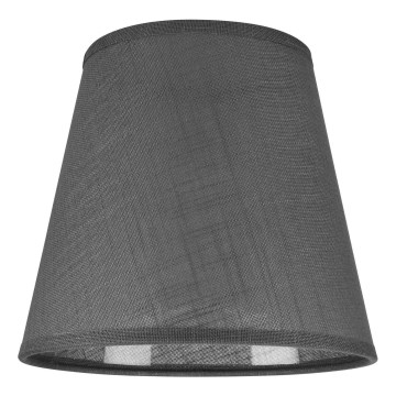 Ersatzlampenschirm für Wandleuchte LORENZO E27 d 16 cm grau