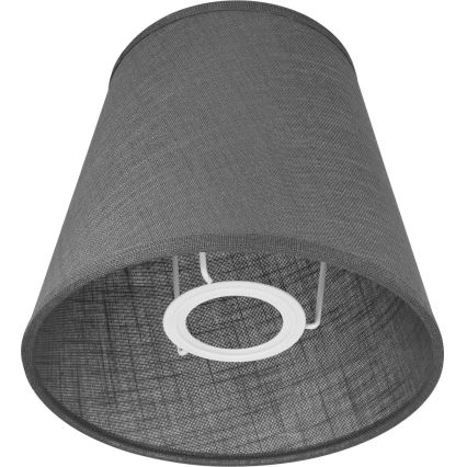 Ersatzlampenschirm für Wandleuchte LORENZO E27 d 16 cm grau