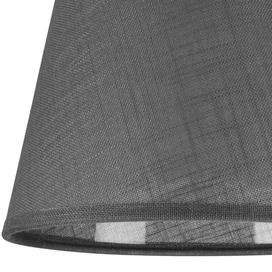 Ersatzlampenschirm für Wandleuchte LORENZO E27 d 16 cm grau