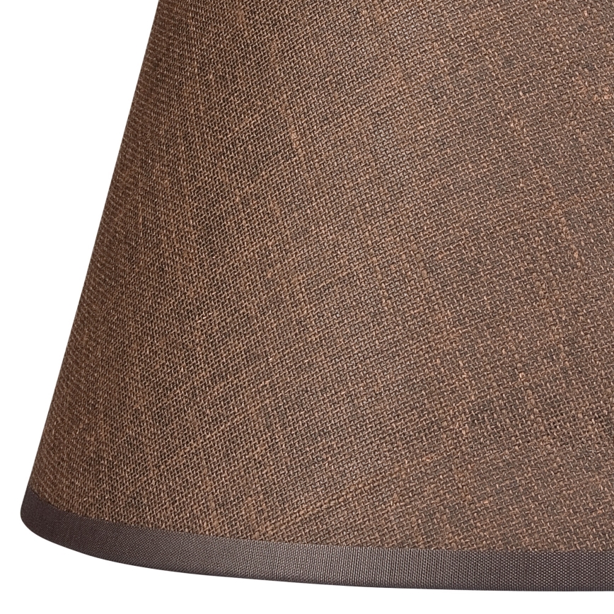 Ersatzschirm für Kronleuchter und Wandleuchte ANTONIO E14 120x200 mm Braun