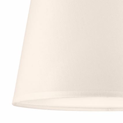 Ersatzschirm für Kronleuchter und Wandleuchte ELLIE E27, Ø 15 cm, cremefarben