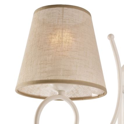 Ersatzschirm für Kronleuchter LORENZO E27 Ø 16 cm Beige