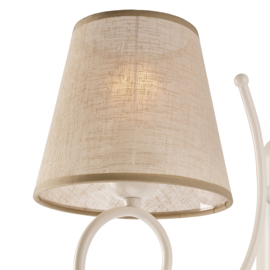 Ersatzschirm für Kronleuchter LORENZO E27 Ø 16 cm Beige