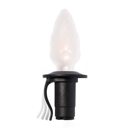 Erweiterbare LED-Außenlichterkette CONE FILAMENT 20xE10 14m mehrfarbig/warmweiß IP44, Hergestellt in der EU