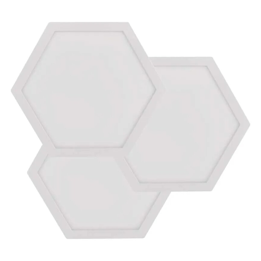 SET 3x LED RGBIC+CCT dimmbare Panel - Erweiterung 3xLED/1,8W/230V Wi-Fi Tuya