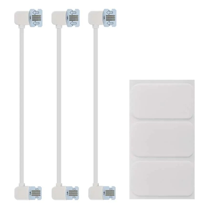 SET 3x LED RGBIC+CCT Dimmbares Panel - Verlängerungs- 3xLED/1,8W/230V Wi-Fi Tuya