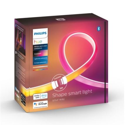 Erweiterungsset für dimmbare LED-Leiste Philips Hue Weiß And Color Ambiance 1m LED/12,3W/230V