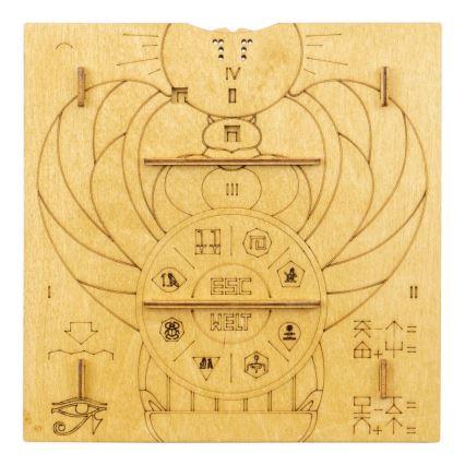 EscapeWelt - Mechanisches 3D-Holzpuzzle Pyramide