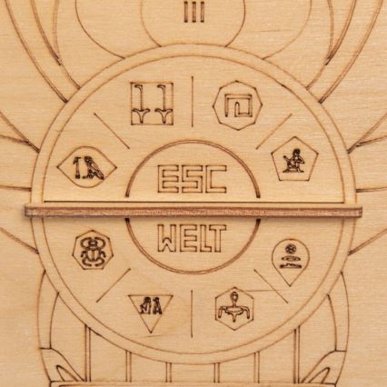 EscapeWelt - Mechanisches 3D-Holzpuzzle Pyramide