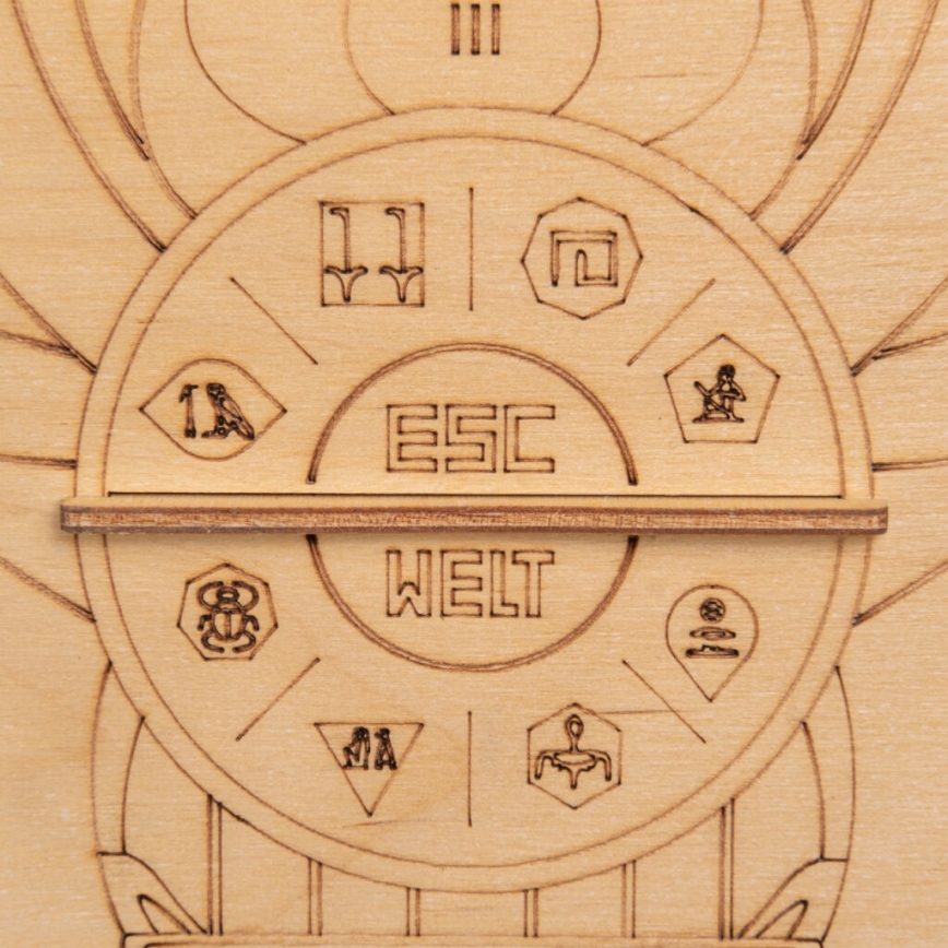 EscapeWelt - Mechanisches 3D-Holzpuzzle Pyramide