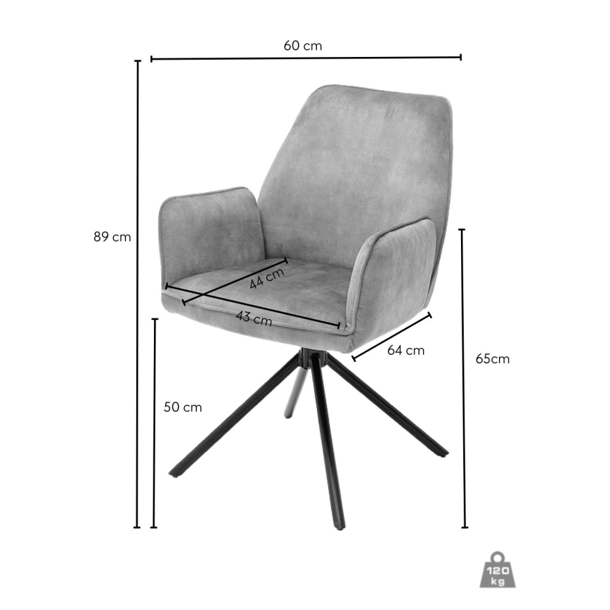 Essstuhl NEXORO, 1 Stück, orange