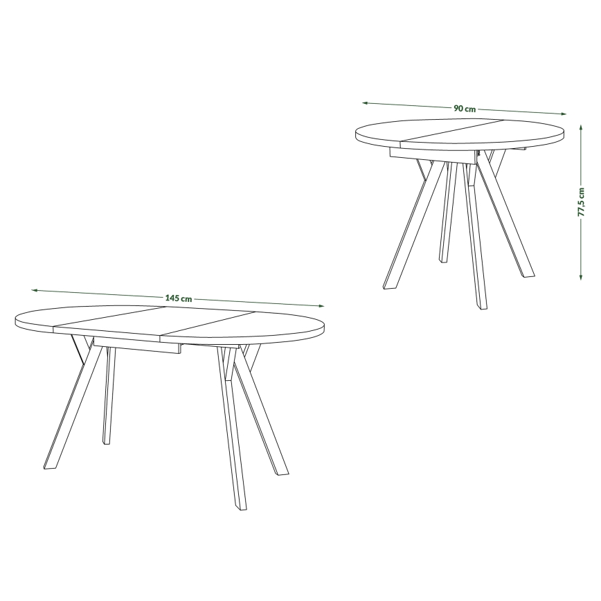 Esstisch ARTUR schwarz