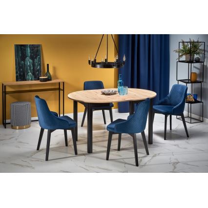 Esstisch CALMIO Artisan-Eiche/Schwarz