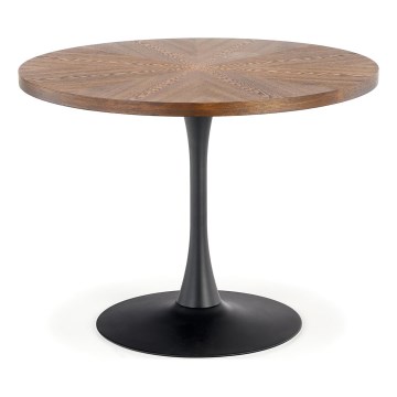 Esstisch CARMELO 75x100 cm schwarz/braun