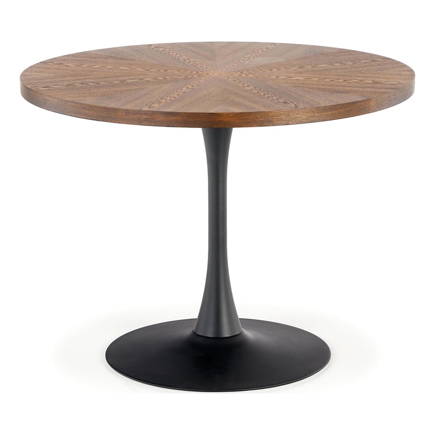 Esstisch CARMELO 75x100 cm schwarz/braun