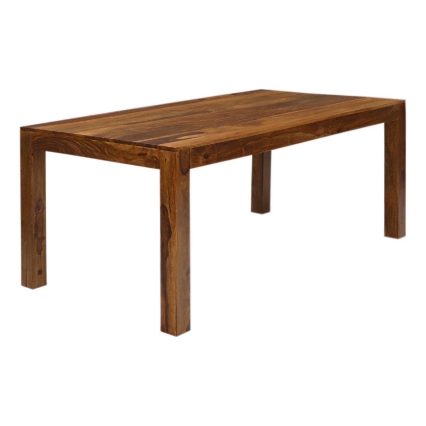Esstisch GANI 200x90 cm Massivholz/Rosenholz