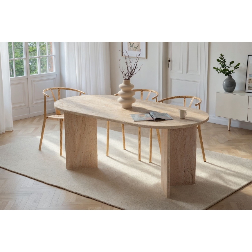 Esstisch NEL 180x90 cm Travertin