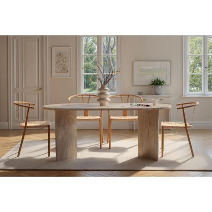 Esstisch NEL 180x90 cm Travertin