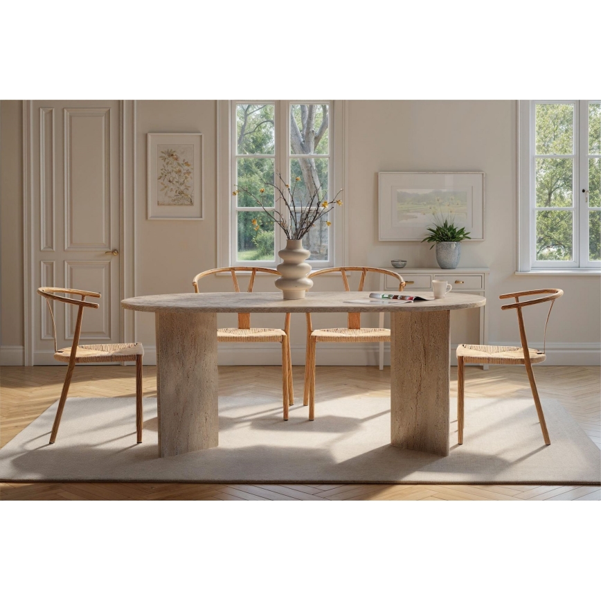 Esstisch NEL 180x90 cm Travertin