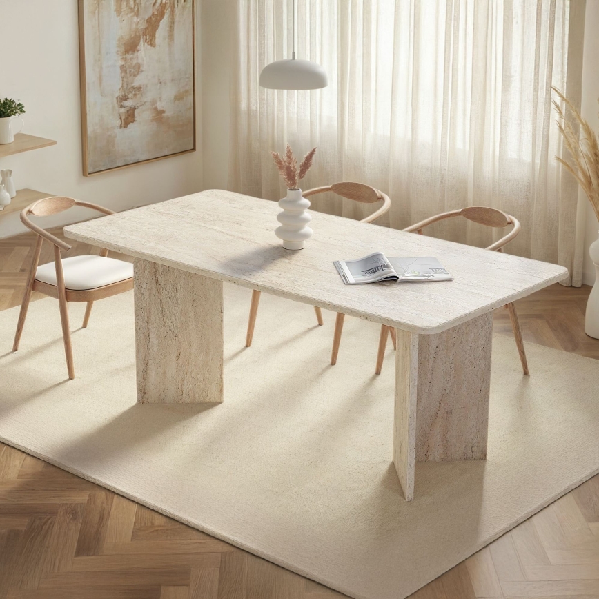 Esstisch NEL 180x90 cm Travertin