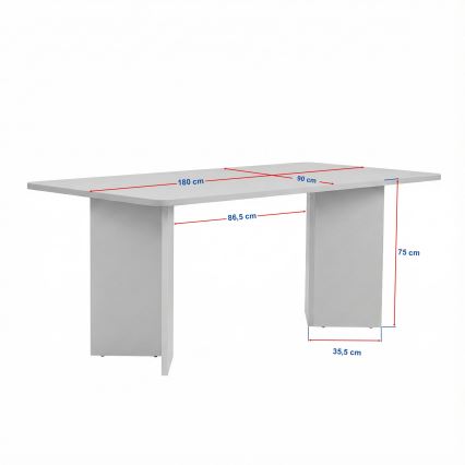 Esstisch NEL 180x90 cm Travertin