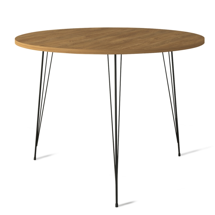 Esstisch SANDALF 75x90 cm braun