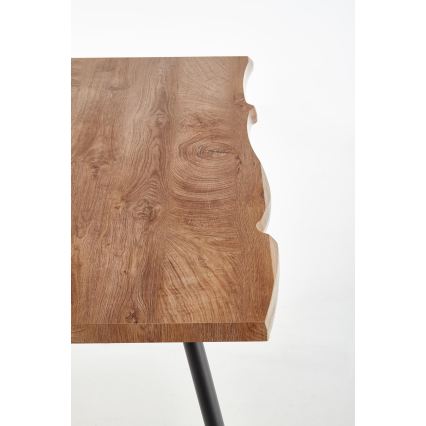 Esstisch SOLACE Eiche/Schwarz