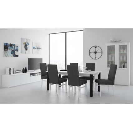 Esszimmerstuhl ALISON Grau/Weiß