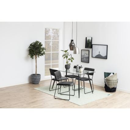 Esszimmerstuhl COLE 1 Stk. dunkelgrau