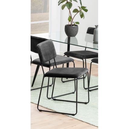 Esszimmerstuhl COLE 1 Stk. dunkelgrau