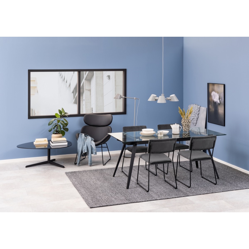 Esszimmerstuhl COLE 1 Stk. dunkelgrau
