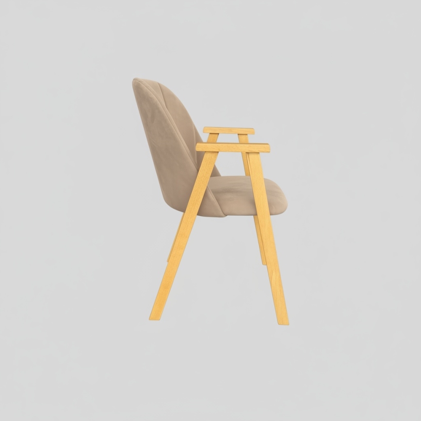 Esszimmerstuhl GARDA Eiche/Beige