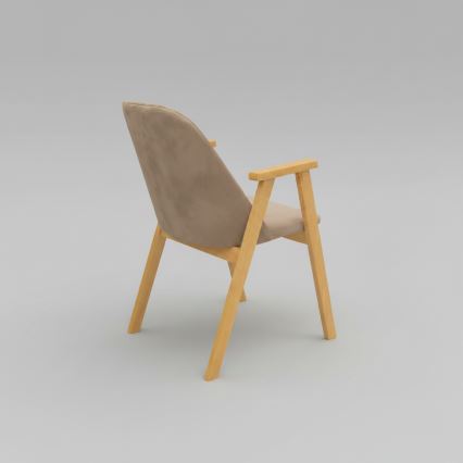 Esszimmerstuhl GARDA Eiche/Beige