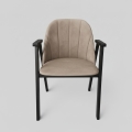 Esszimmerstuhl GARDA schwarz/beige