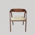 Esszimmerstuhl LUSO Nussbaum/Beige