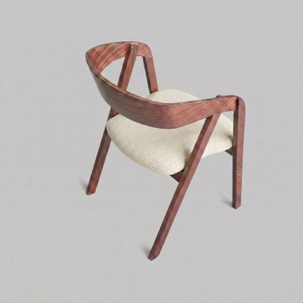 Esszimmerstuhl LUSO Nussbaum/Beige