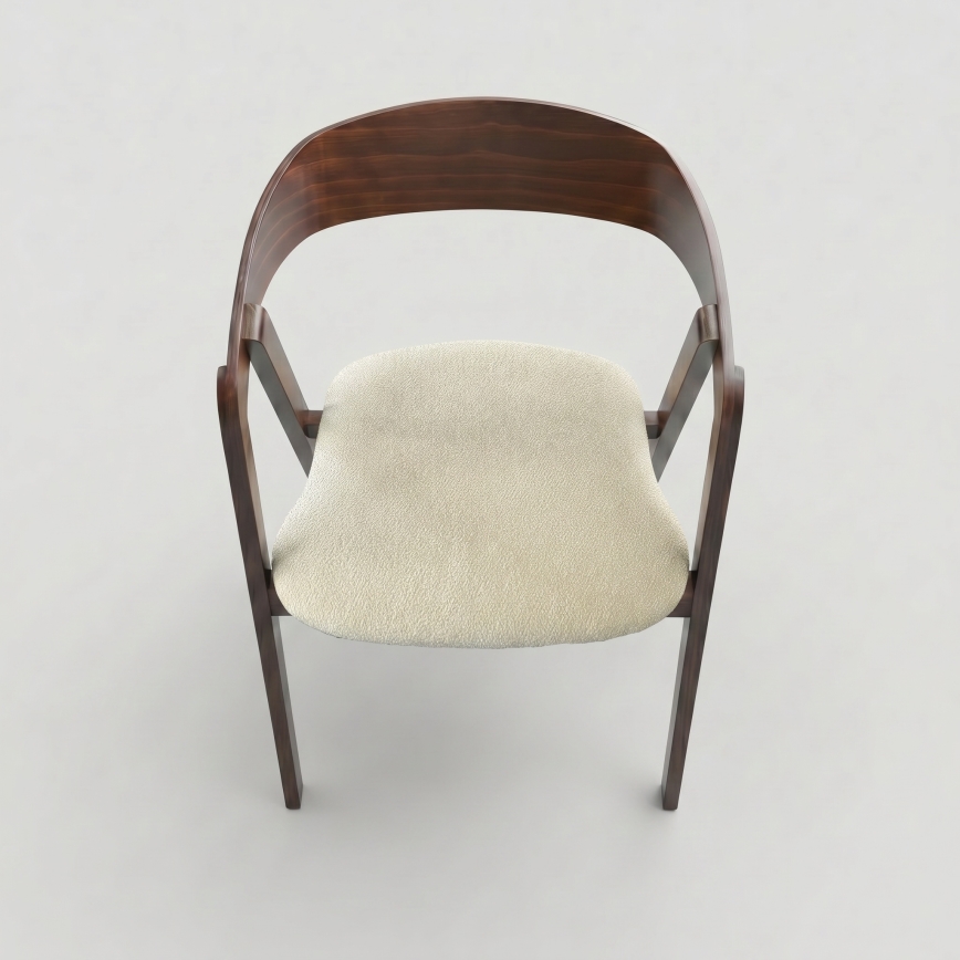 Esszimmerstuhl LUSO Nussbaum/Beige