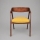 Esszimmerstuhl LUSO Nussbaum/Orange