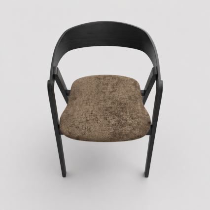 Esszimmerstuhl LUSO schwarz/braun