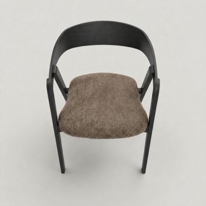 Esszimmerstuhl LUSO schwarz/braun