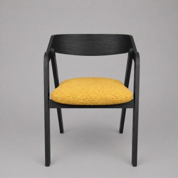 Esszimmerstuhl LUSO schwarz/orange