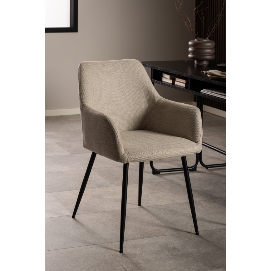 Esszimmerstuhl mit Armlehnen TANYA 1 Stk. beige