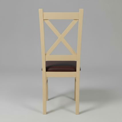 Esszimmerstuhl NATE Sonoma-Eiche/dunkelbraun