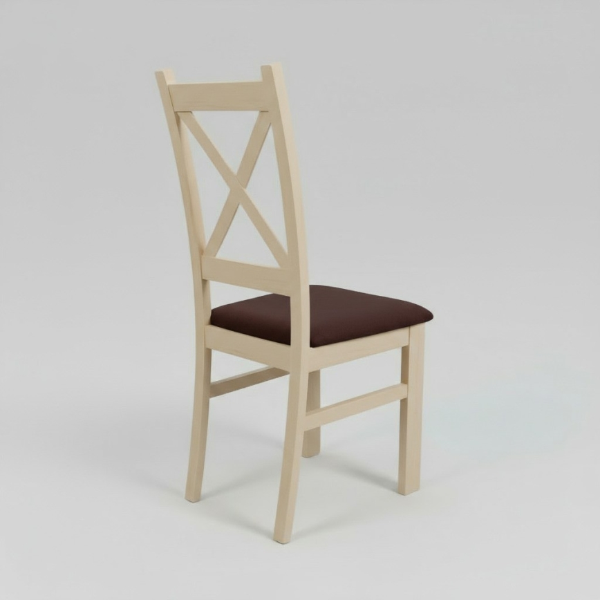 Esszimmerstuhl NATE Sonoma-Eiche/dunkelbraun