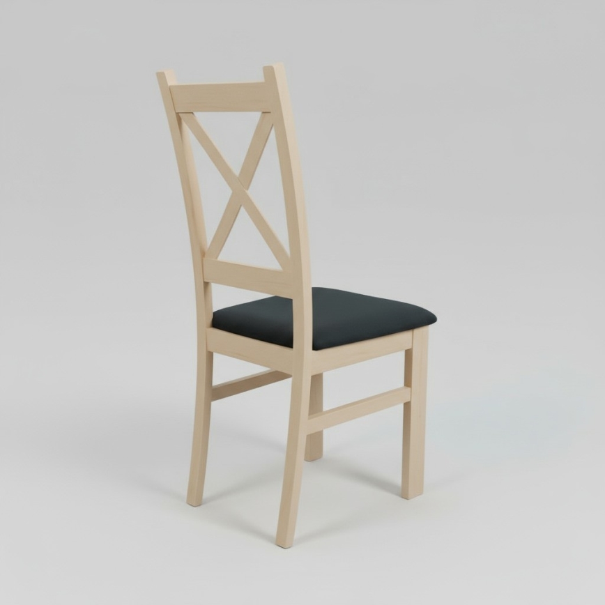 Esszimmerstuhl NATE Sonoma-Eiche/Schwarz