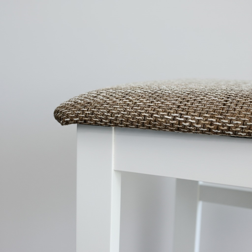 Esszimmerstuhl NATE Weiß/Braun