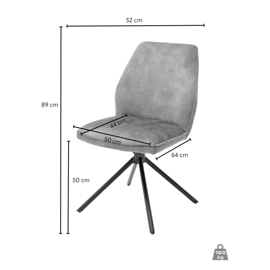 Esszimmerstuhl NEXORO, 1 Stück, orange